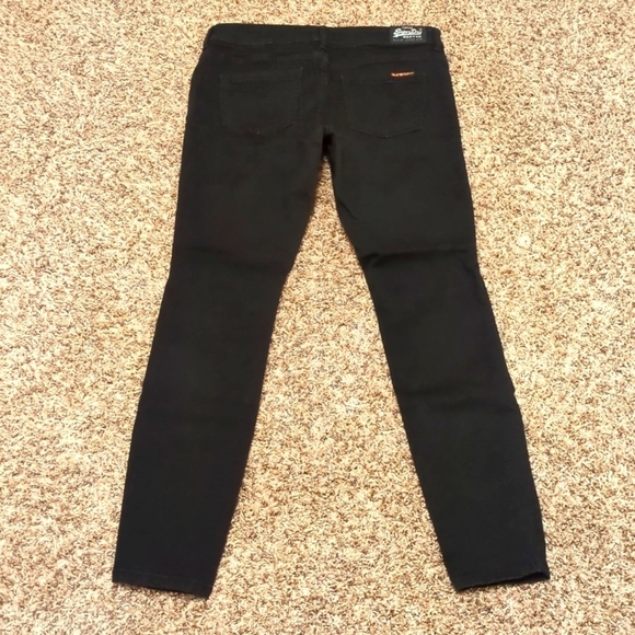 Superdry denim goods japan black denim tapered skinny jeans - Picture 8 of 14
